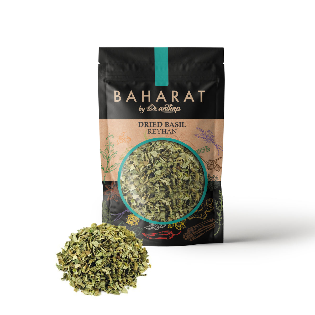 BAHARAT by Anthap Dried Basil Kuru Reyhan