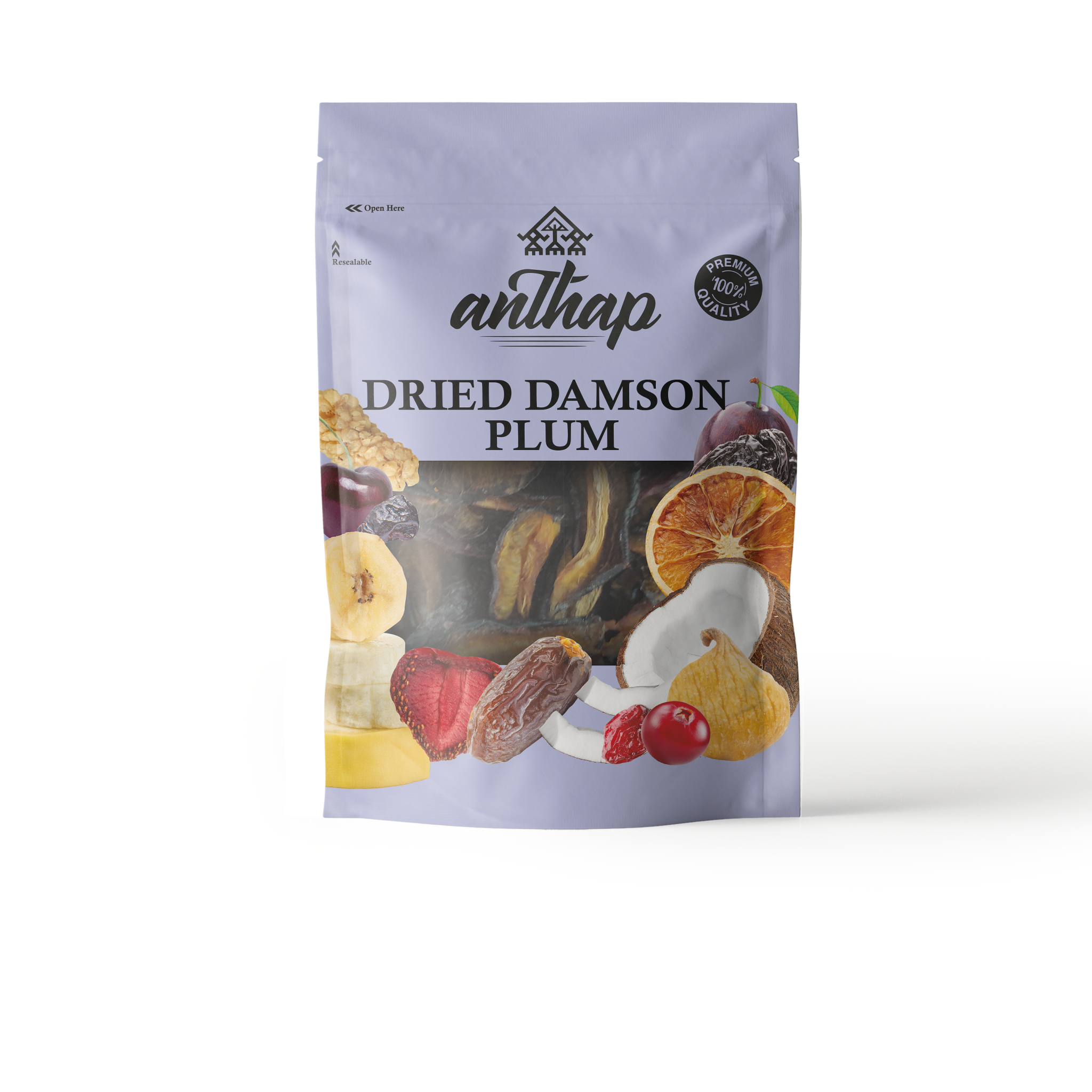 Anthap Natural Dried Damson Plum (No Sugar No Additives)-Kuru Murdum Erigi