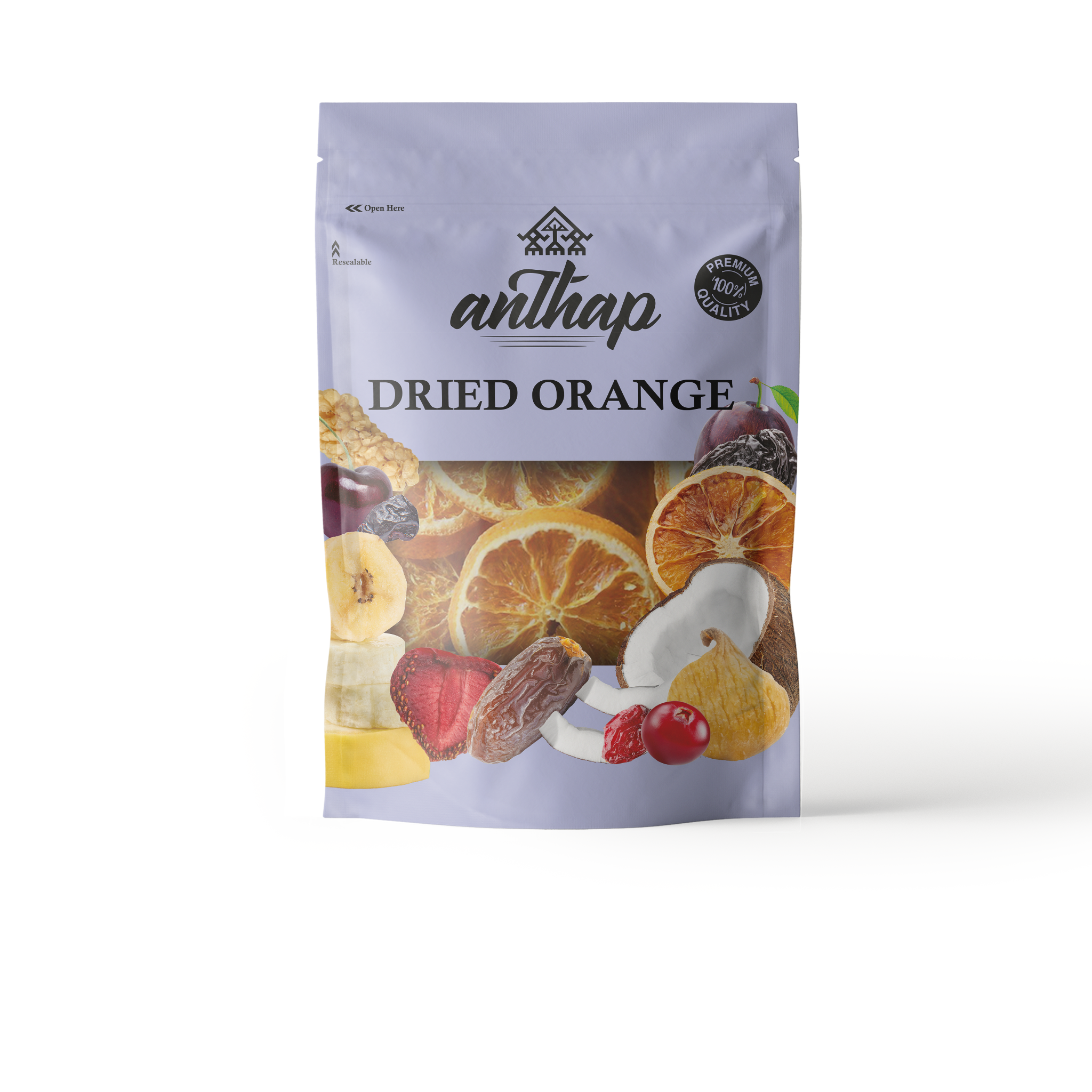 Anthap Natural Dried Orange Slices (No Sugar No Additives)