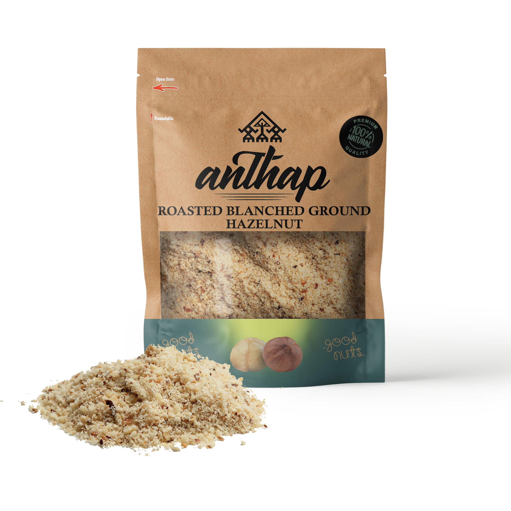 Anthap Roasted - Blanched Ground Hazelnut