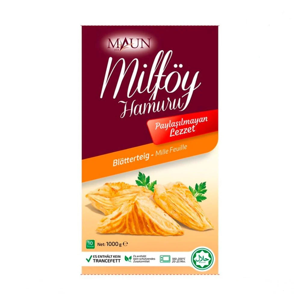 Maun Milfoy Puff Pastry Dough 1kg