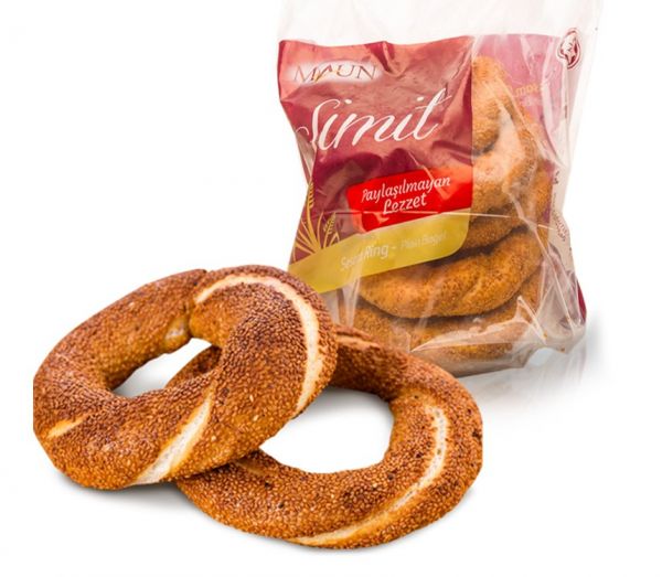 Maun Classic Simit (Turkish Bagel) With Sesame Seeds 5 pcs (550g)