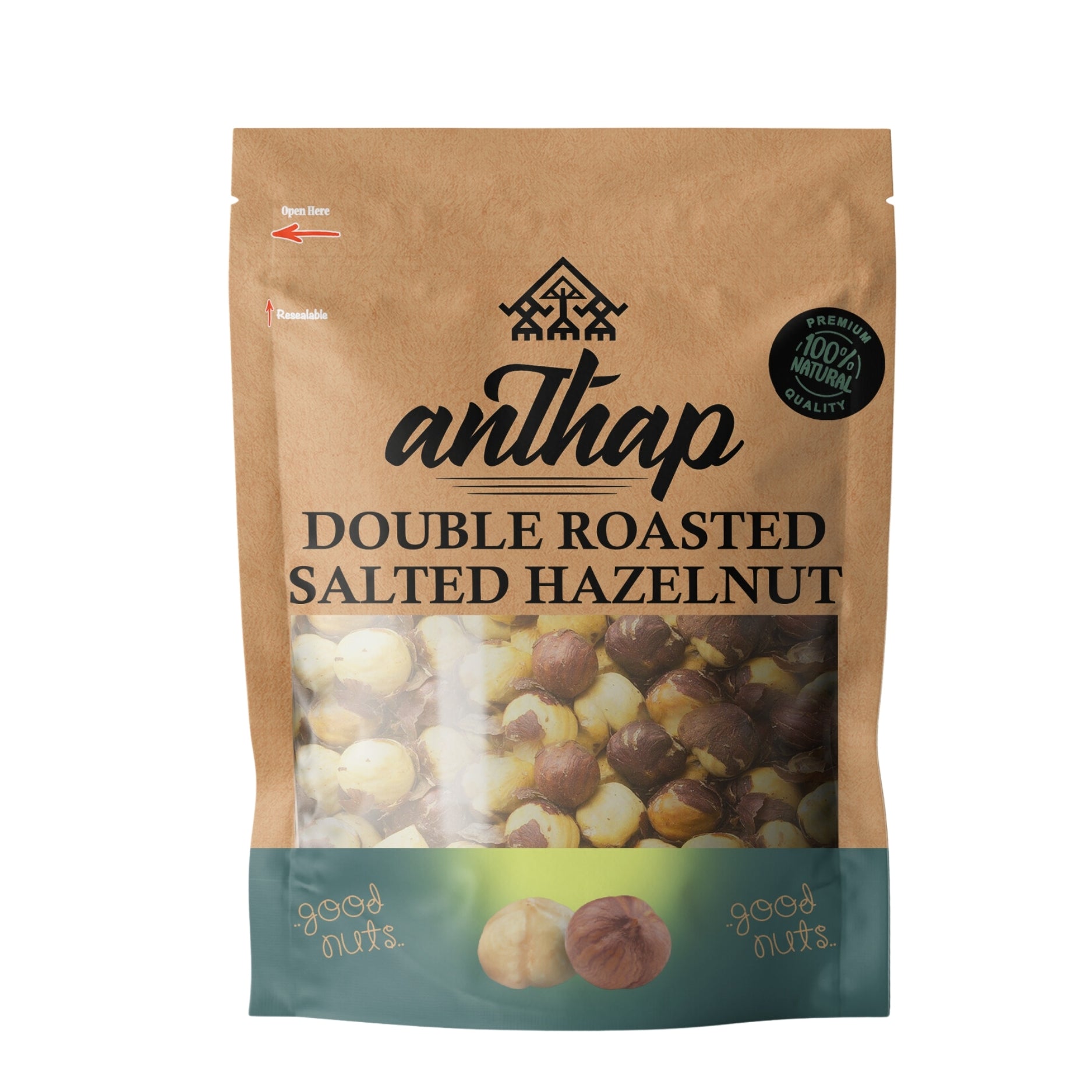 Anthap Double Roasted Salted Hazelnut - Cifte Kavrulmus Findik