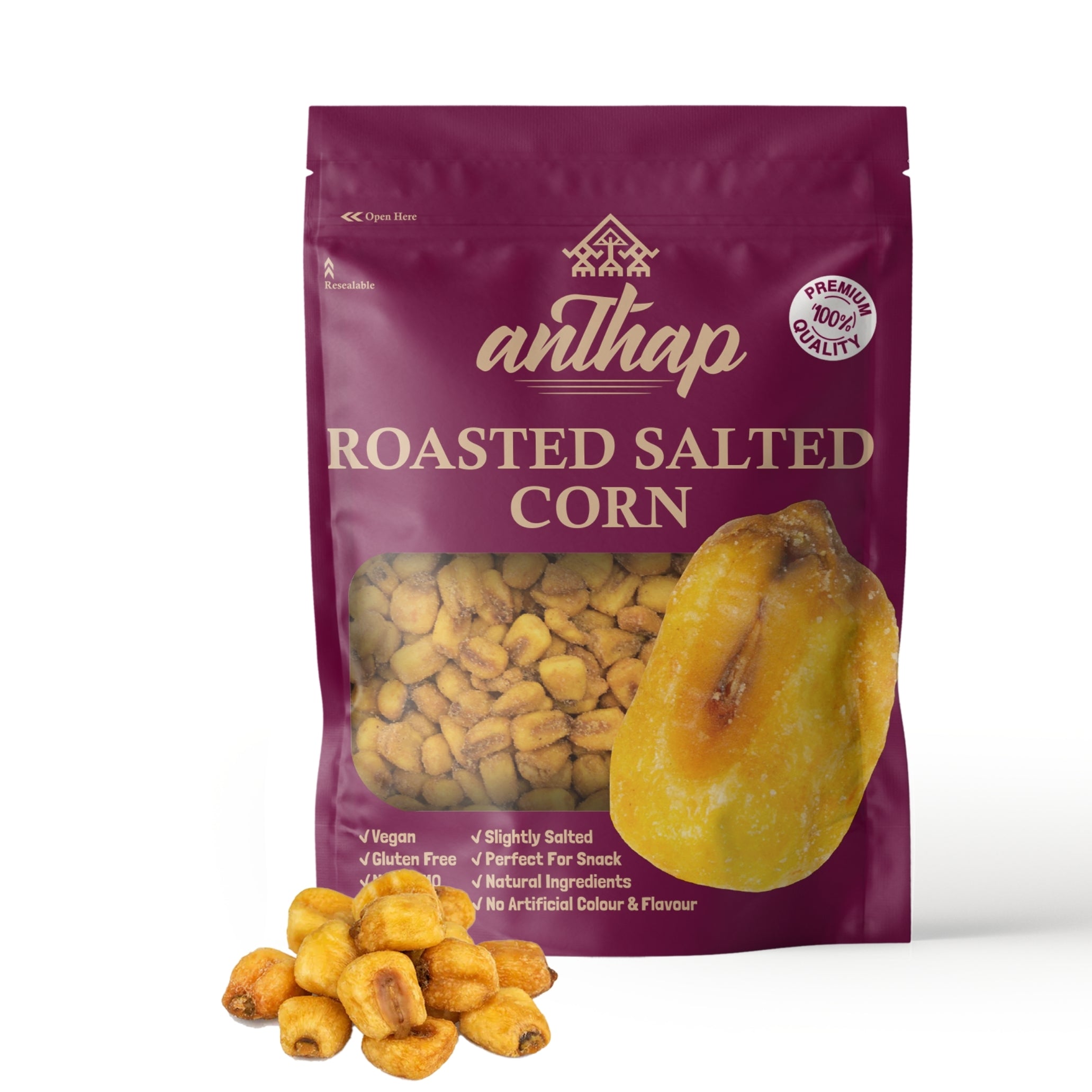 Anthap Roasted Salted Corn - Non GMO