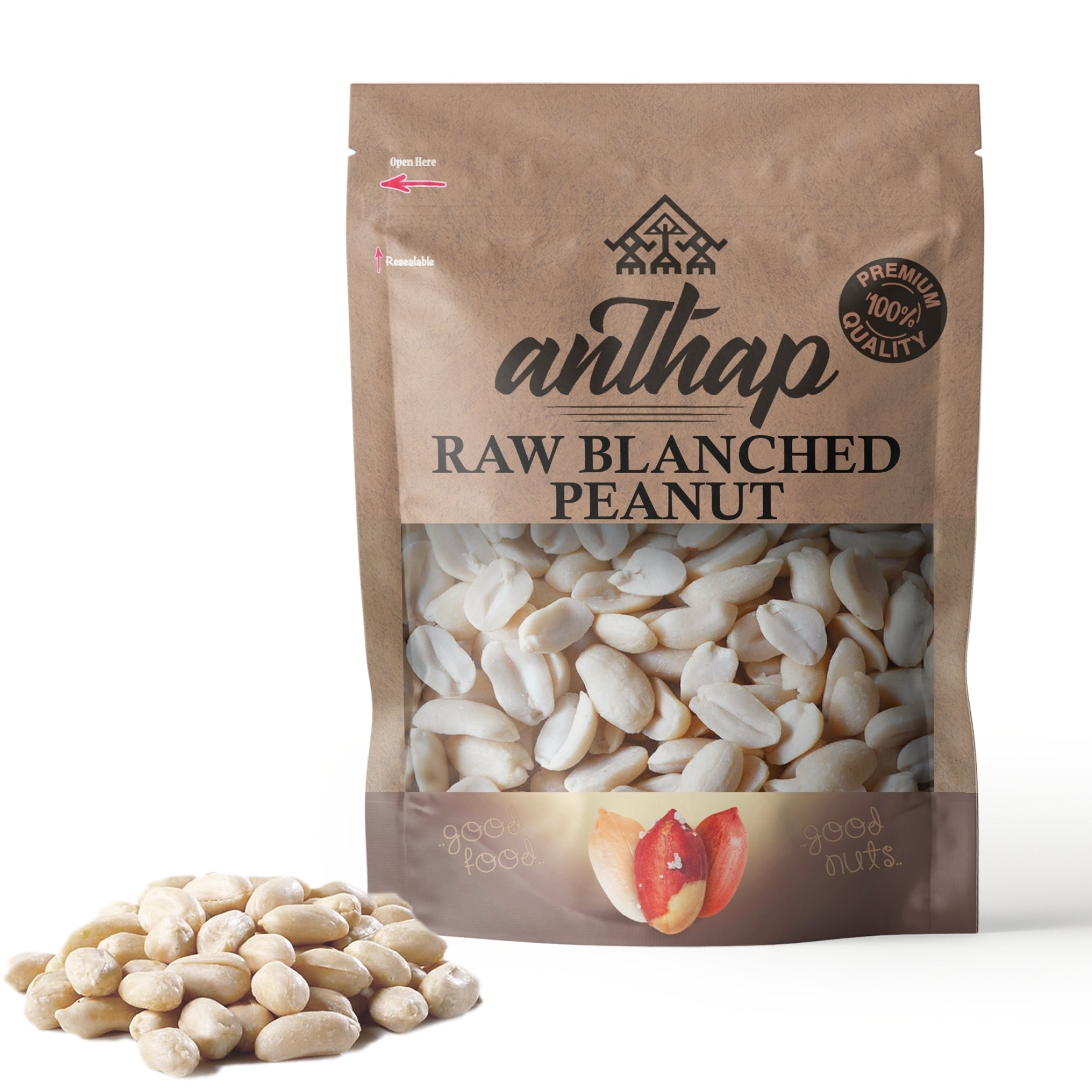 Anthap Raw Blanched Peanut