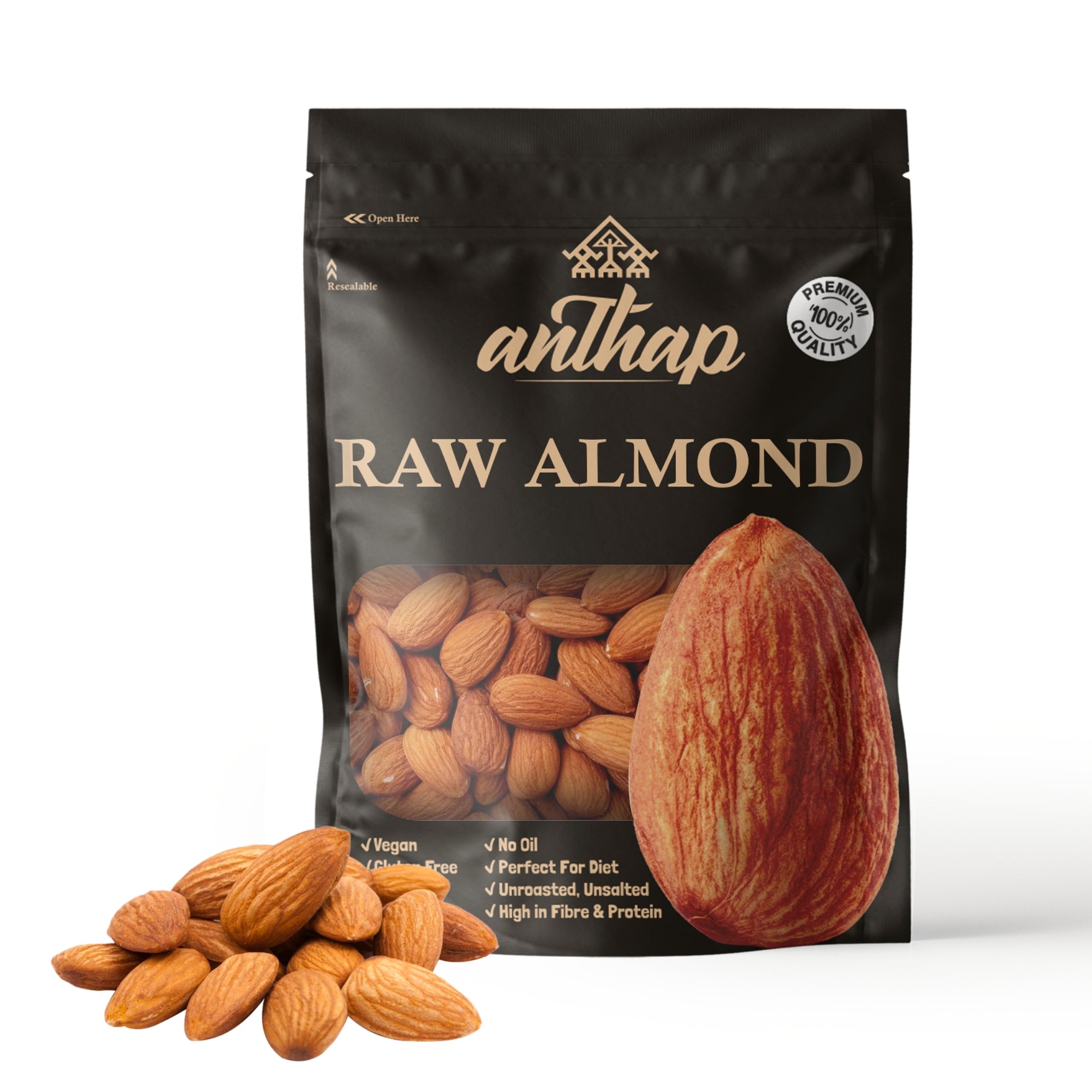 Anthap Premium Quality Californian Raw Almond