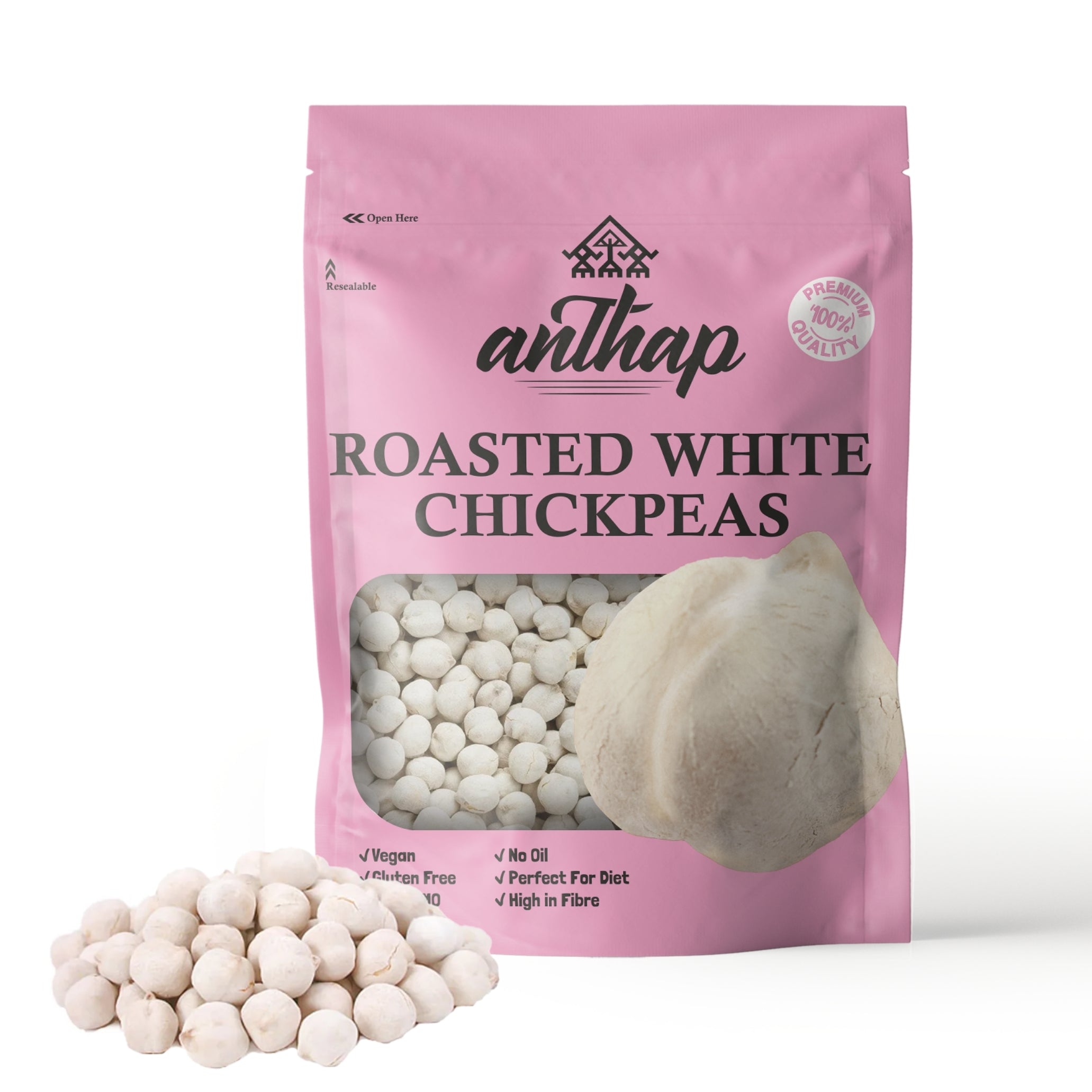 Anthap Roasted White Chickpeas