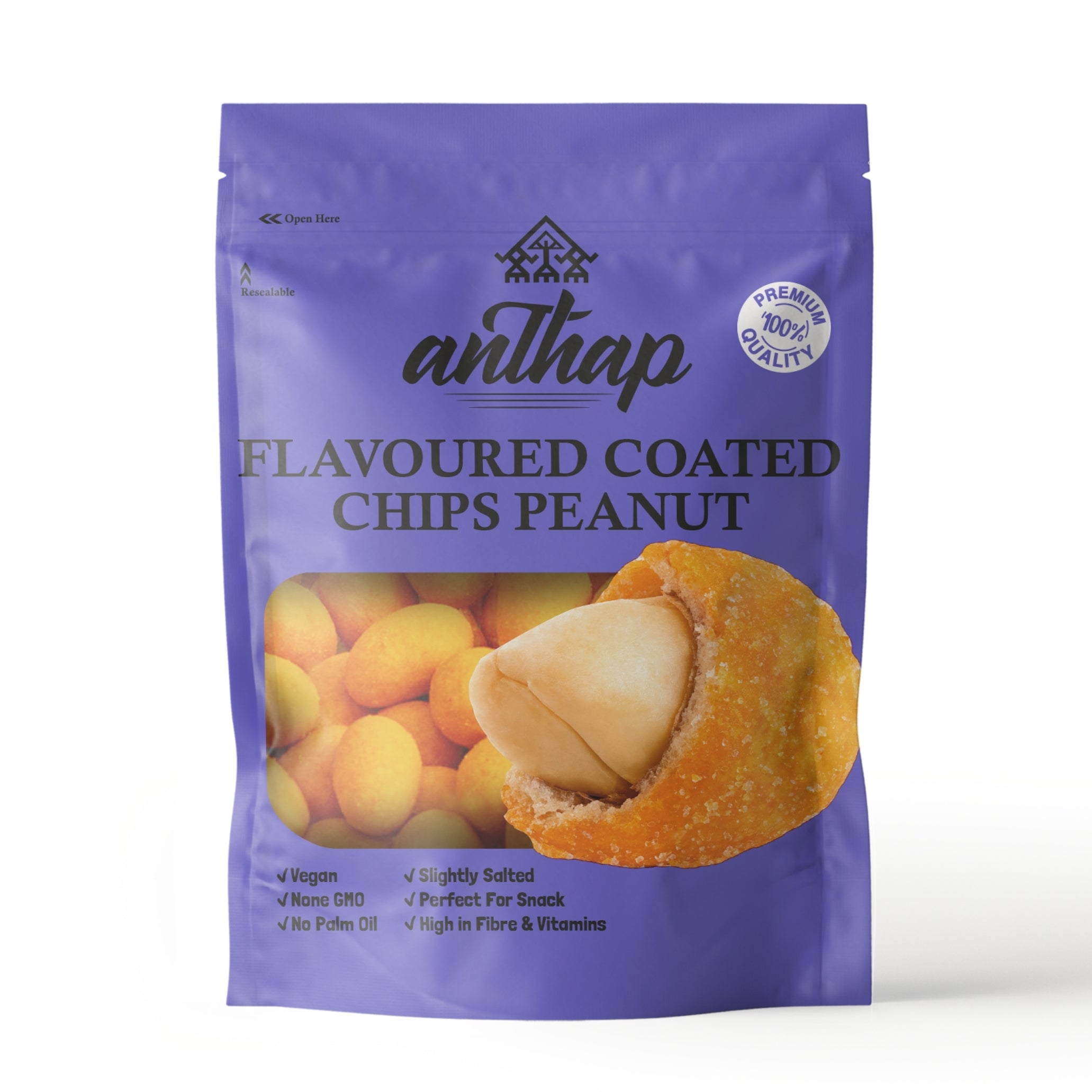 Anthap Flavoured Coated Chips Peanut