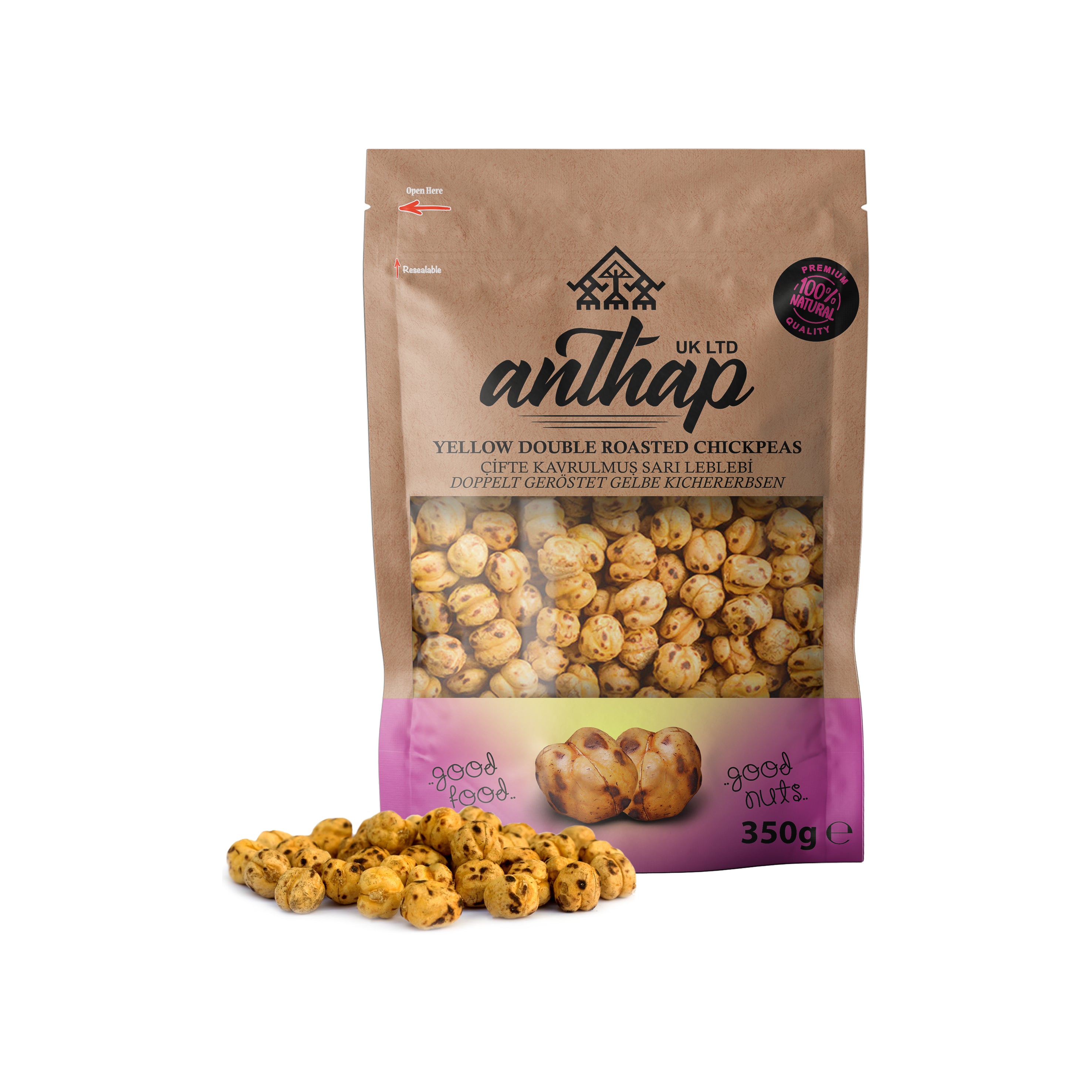 Anthap Yellow Double Roasted Chickpeas