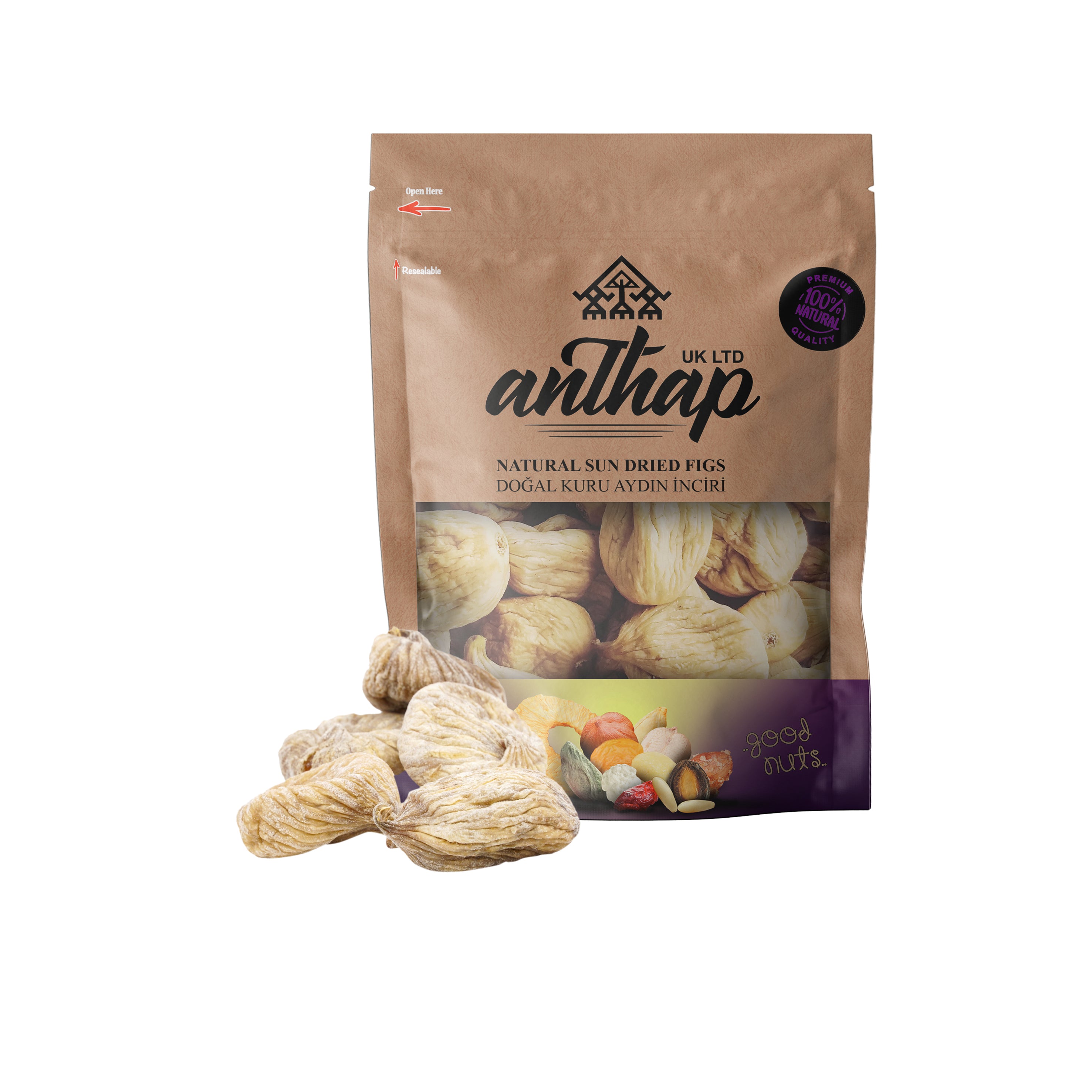 Anthap Natural Sun Dried Mountain Figs